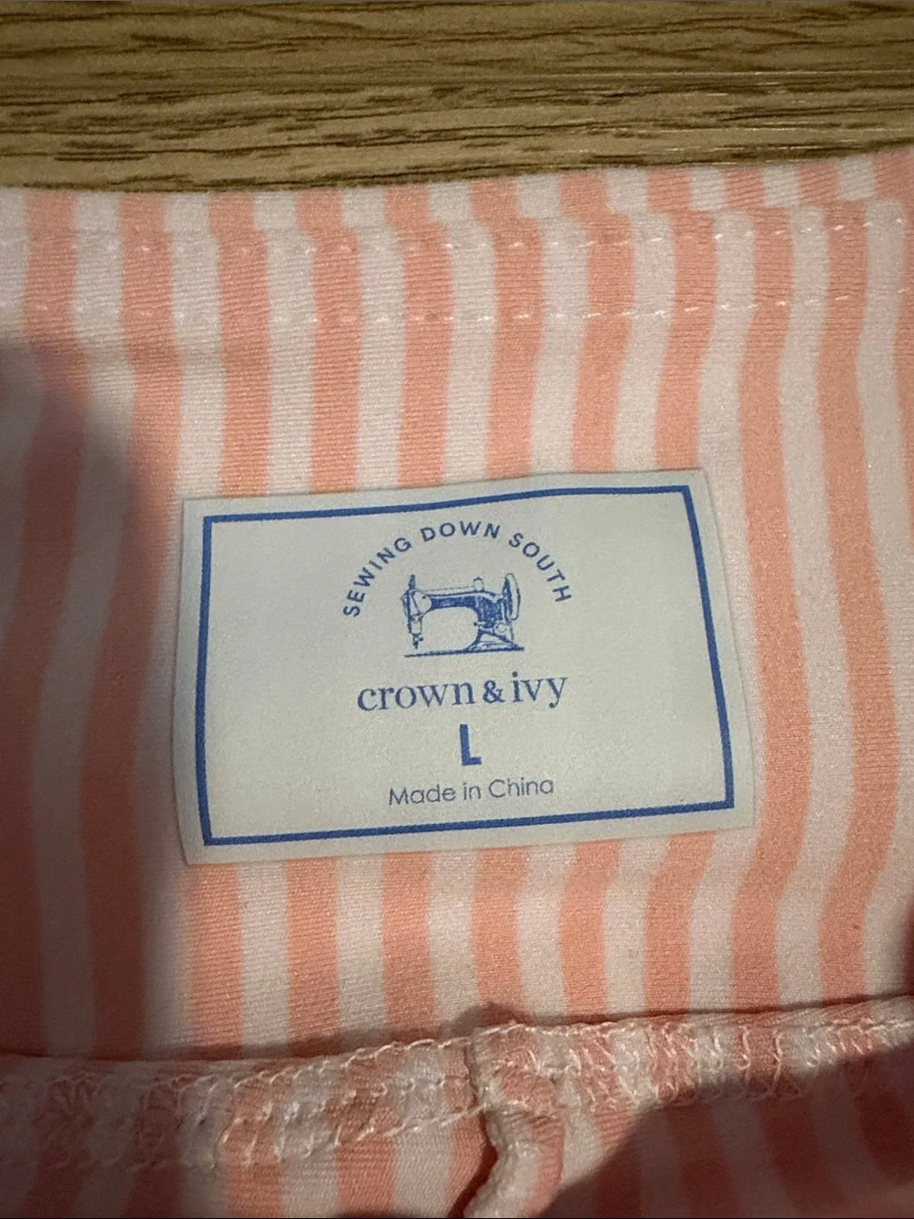 Pink Striped Pleated Mini Skort : Sewing Down South